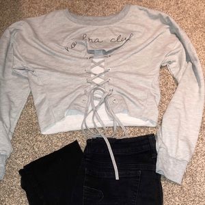 “No bra club” shirt